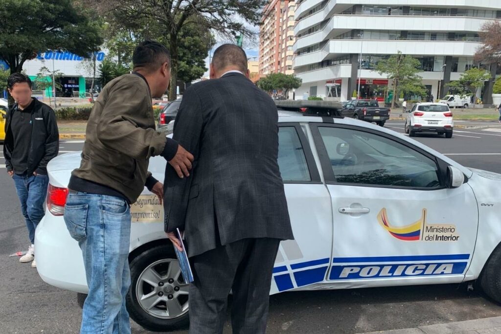 Los ciudadanos aprehendidos fueron puestos a órdenes de las autoridades competentes