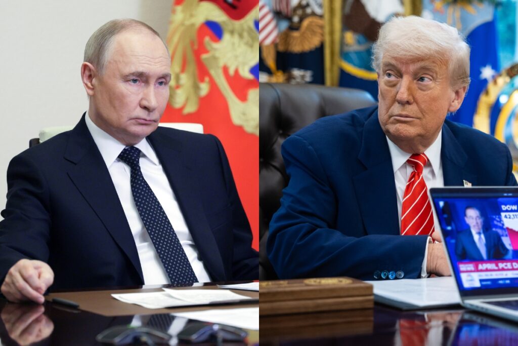 Vladímir Putin y Donald Trump.