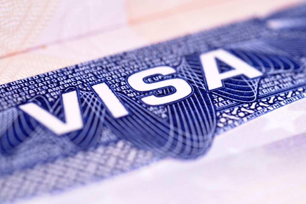 Imagen referencial de una visa.