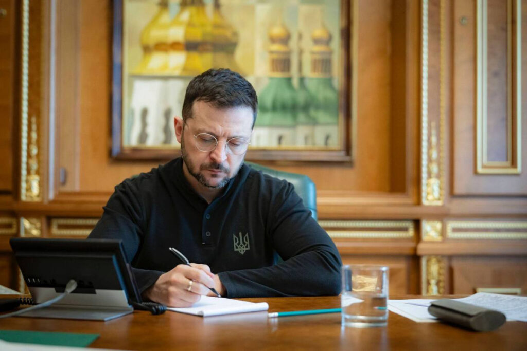 El presidente de Ucrania, Volodymyr Zelensky, en una fotografía de archivo.