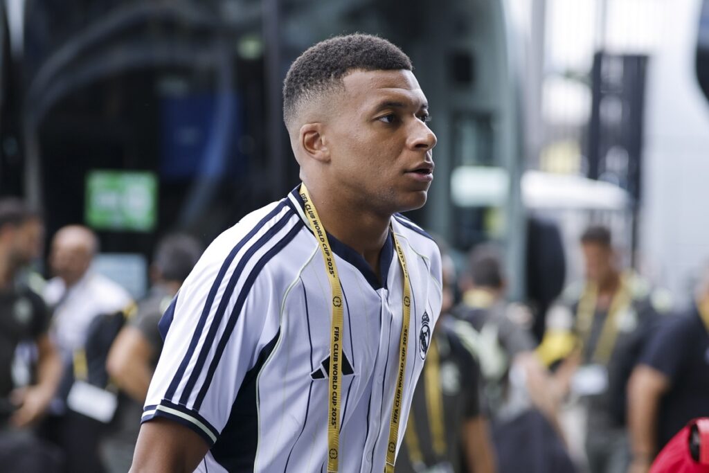 Kylian Mbappé con el Real Madrid en su participación con el Mundial de Clubes.