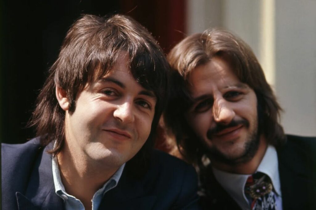 Paul McCartney y Ringo (der.) en una fotografía de archivo. Foto: Instagram Paul McCartney