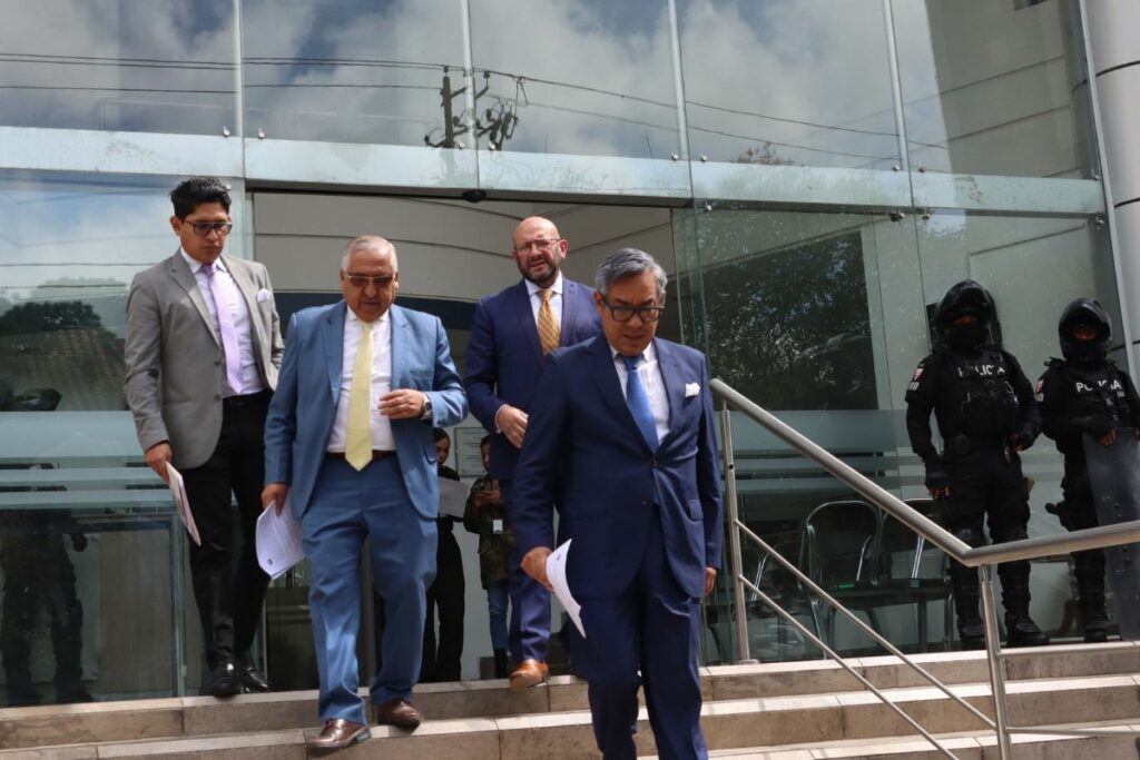 Colegio de Abogados presentó una demanda contra la Ley de Solidaridad, este 9 de julio de 2025. Foto: API