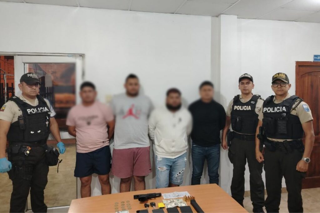 Policía Nacional detuvo a seis personas vinculadas a tentativa de asesinato y a robos en vías. Foto: Policía Nacional