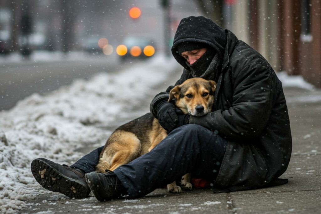 Imagen referencial. El hombre vivía en situación de calle. Foto: Creada con IA