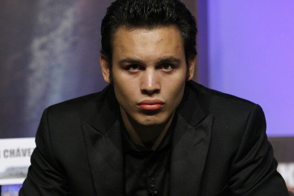 Julio César Chávez Jr, hijo de la leyenda del boxeo Julio César Chávez.
