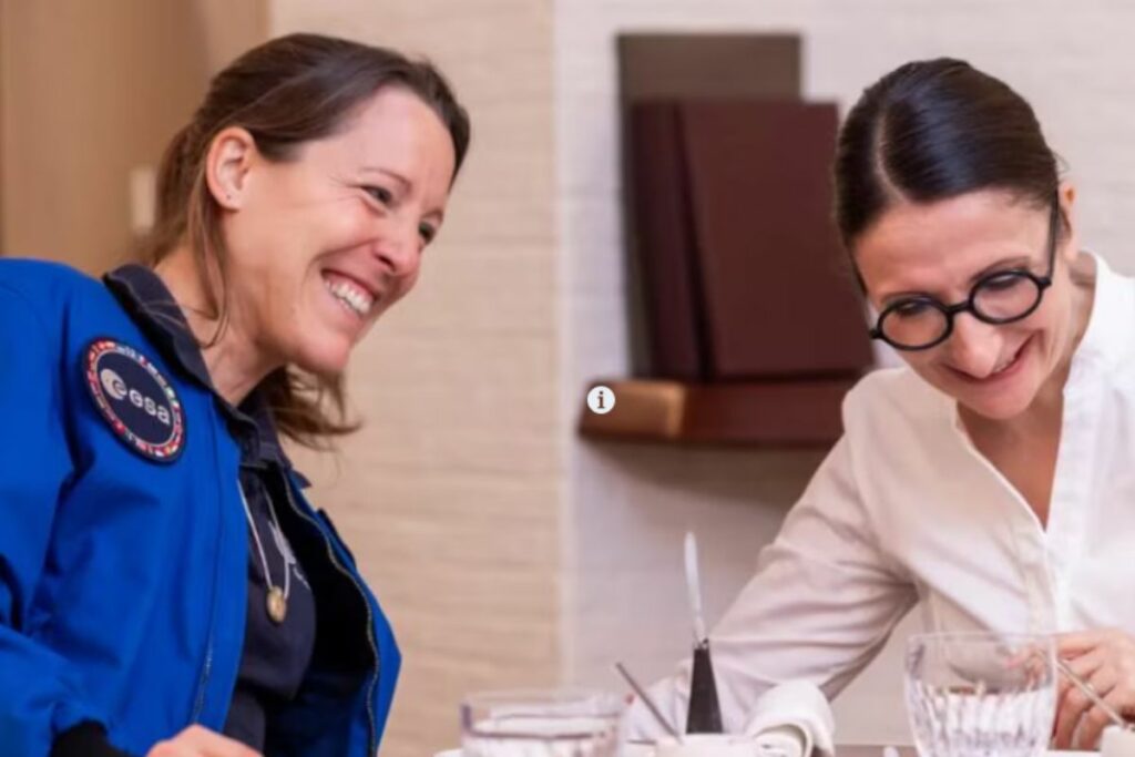 La colaboración entre la astronauta Sophie Adenot y la chef Anne-Sophie Pic surgió luego de una serie de conversaciones y catas entre ambas. Foto: ESA