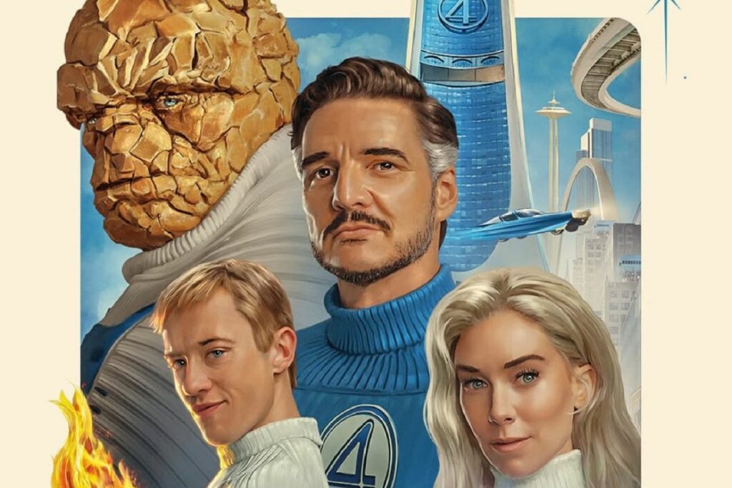 Pedro Pascal, Vanessa Kirby y Joseph Quinn forman parte del elenco de 'Los 4 Fantásticos'.