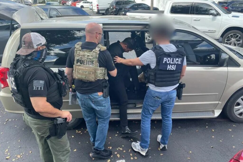 Fotografía cedida por la sección de Miami de la Oficina de Investigaciones de Seguridad Nacional (HSI).