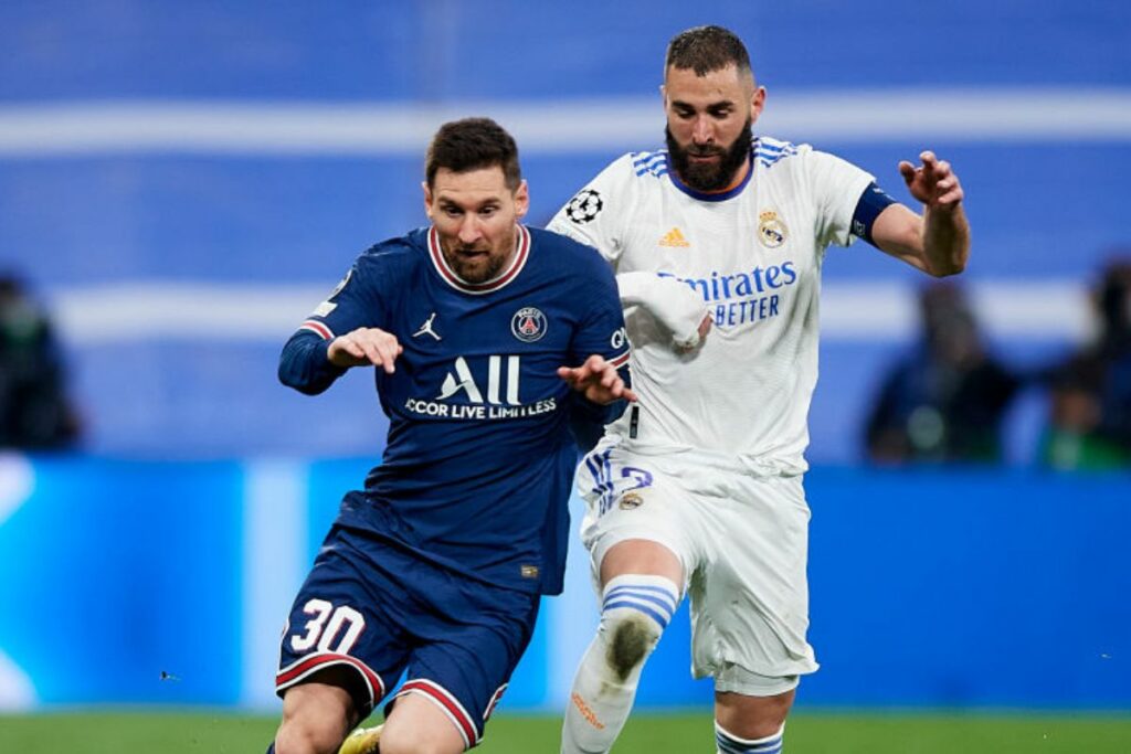 Imagen referencial de un enfrentamiento entre París Saint-Germain y Real Madrid.