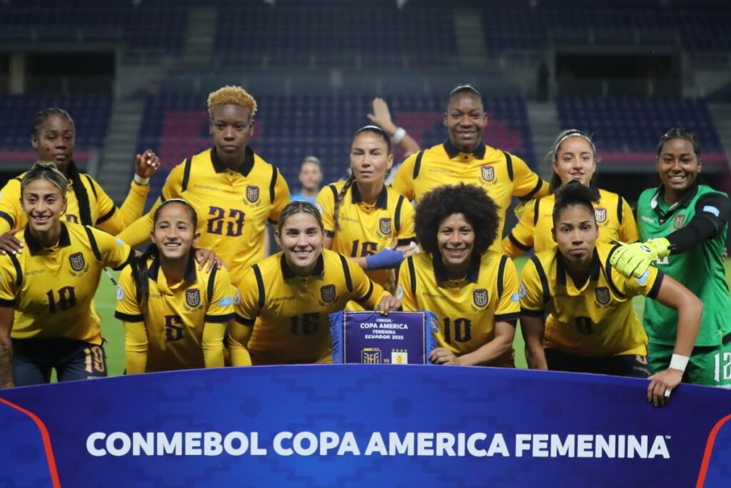 La Selección de Ecuador inauguró la Copa América Femenina 2025.