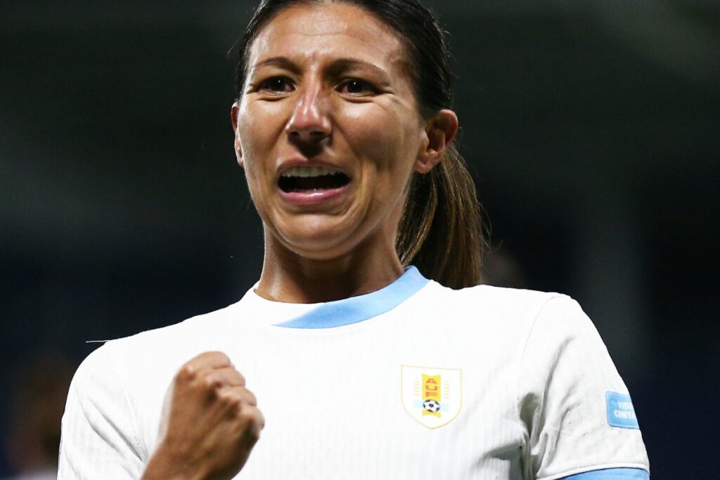 Pamela González, capitana de la Selección de Uruguay, en la Copa América Femenina 2025.