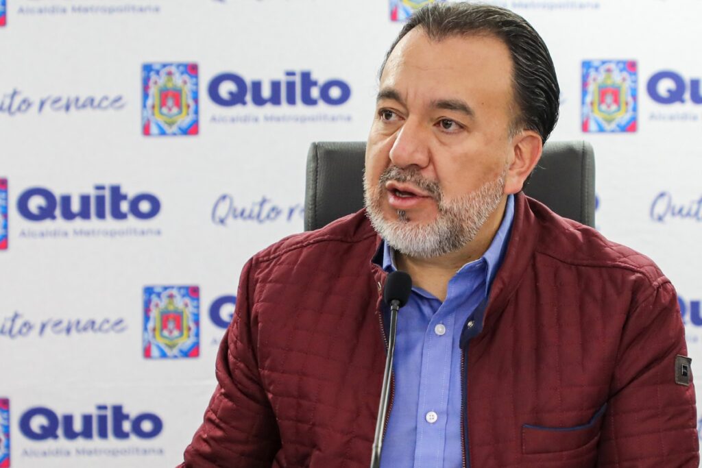 El alcalde de Quito, Pabel Muñoz, habló sobre el Olímpico Atahualpa.
