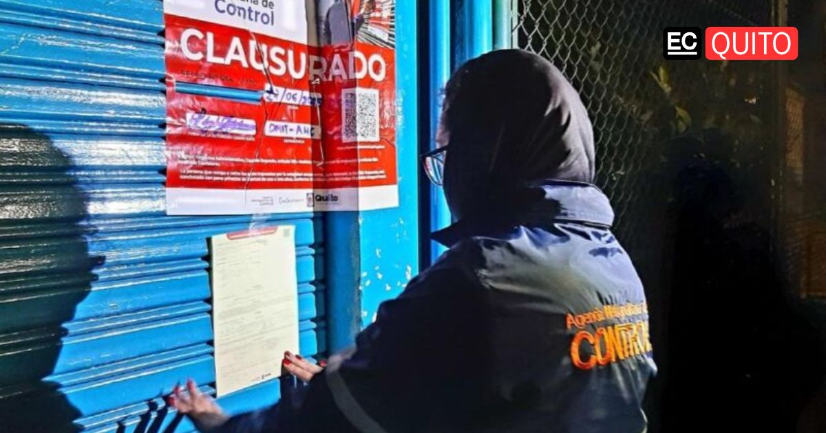 Autoridades clausuraron locales de entretenimiento nocturno en el norte de Quito
