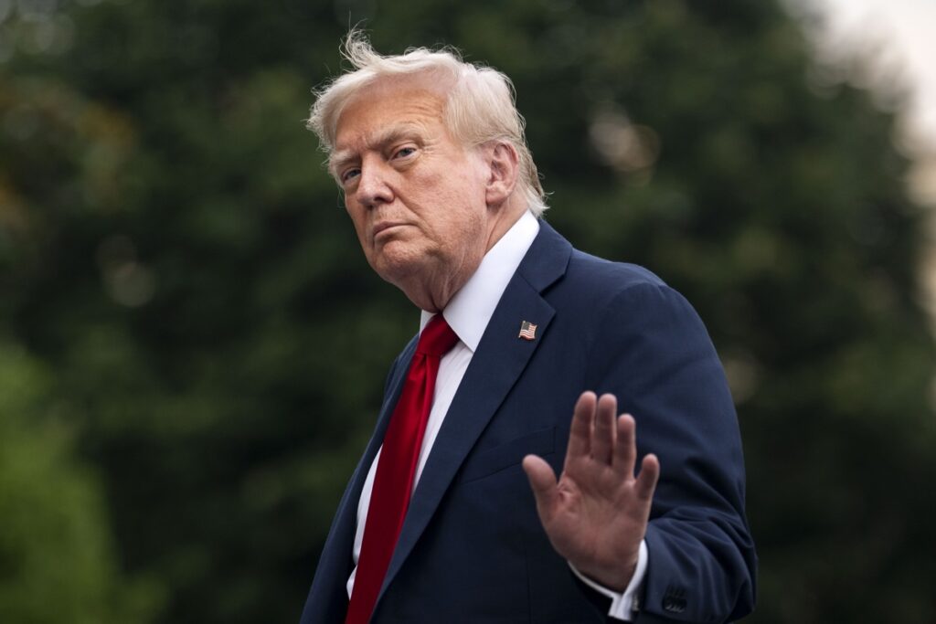 Donald Trump, presidente de Estados Unidos, en la Casa Blanca.