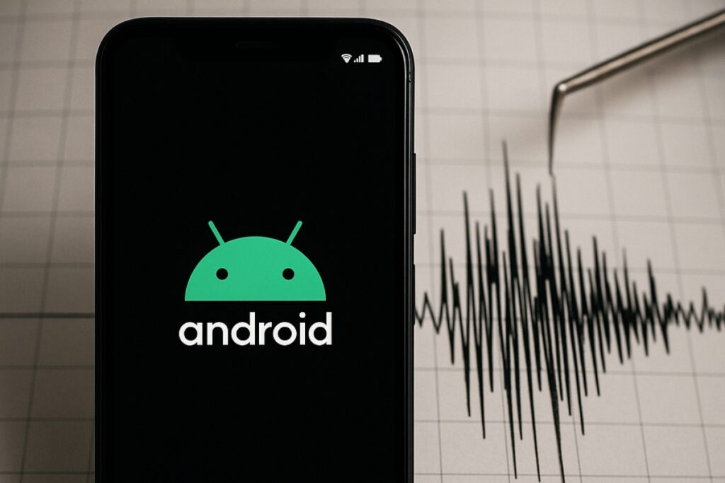Los celulares Android alertan automáticamente ante sismos detectados.