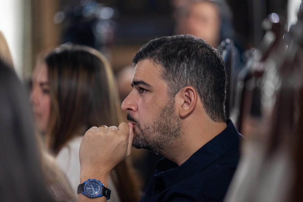 Aquiles Alvarez en una sesión del Concejo Municipal de Guayaquil.
