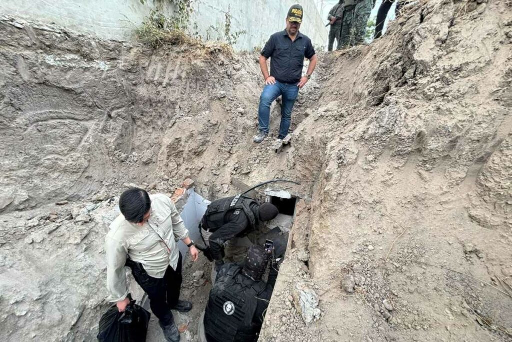 La caleta estaba enterrada, junto a la casa donde se escondía alias 'Fito'