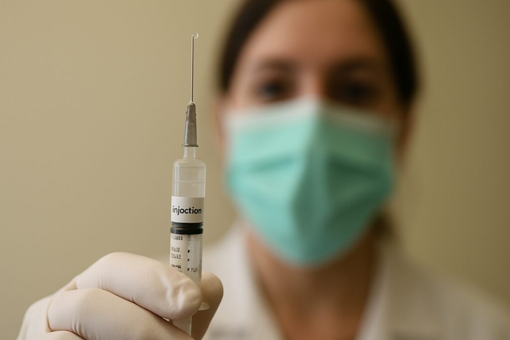 Imagen referencial de la castración química creada con ChatGPT.