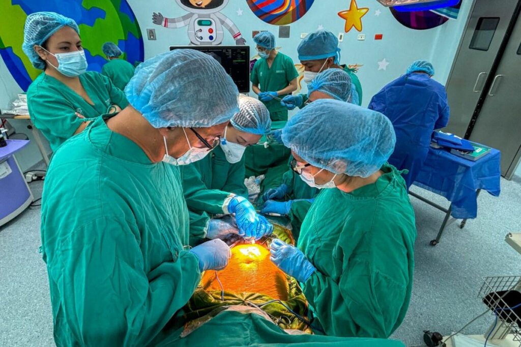Se realizó la primera cirugía intrauterina para corregir una malformación.
