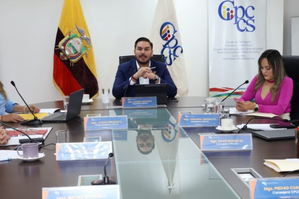 El Cpccs sesionó este miércoles para convocara la Comisión Ciudadana de Selección para el concurso de Fiscal General.