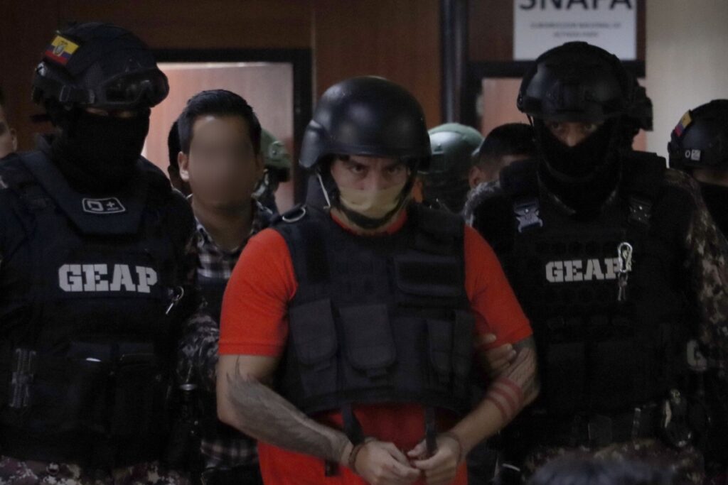 Daniel Salcedo en la audiencia de procedimiento abreviado en el caso Metástasis.