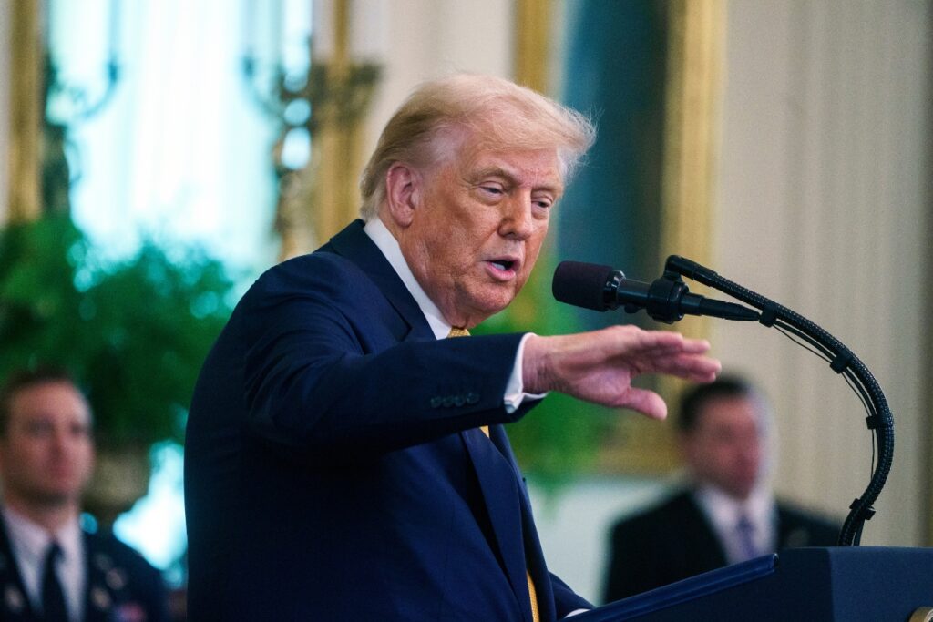 Donald Trump, el 16 de julio de 2025 en la Casa Blanca.