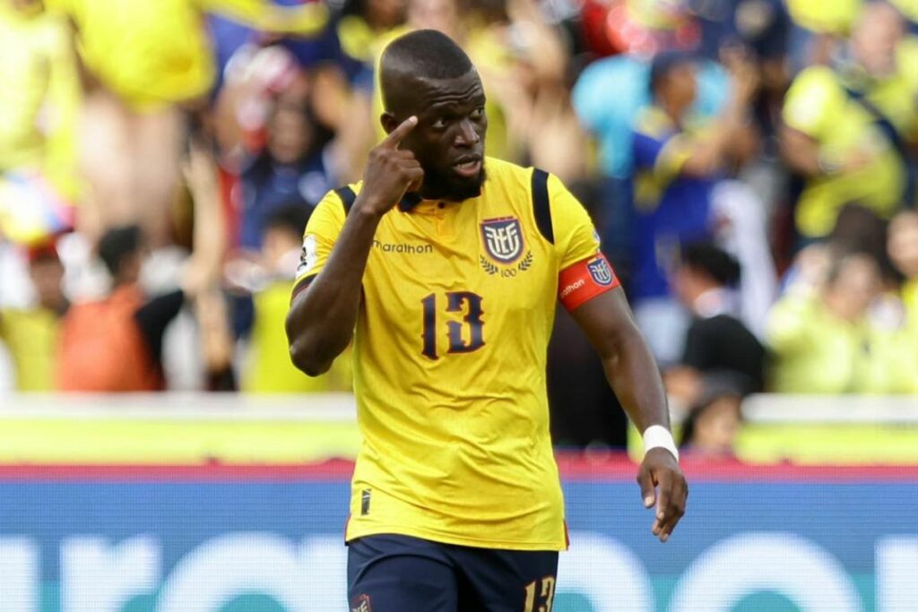 Enner Valencia, goleador histórico de la Selección de Ecuador.