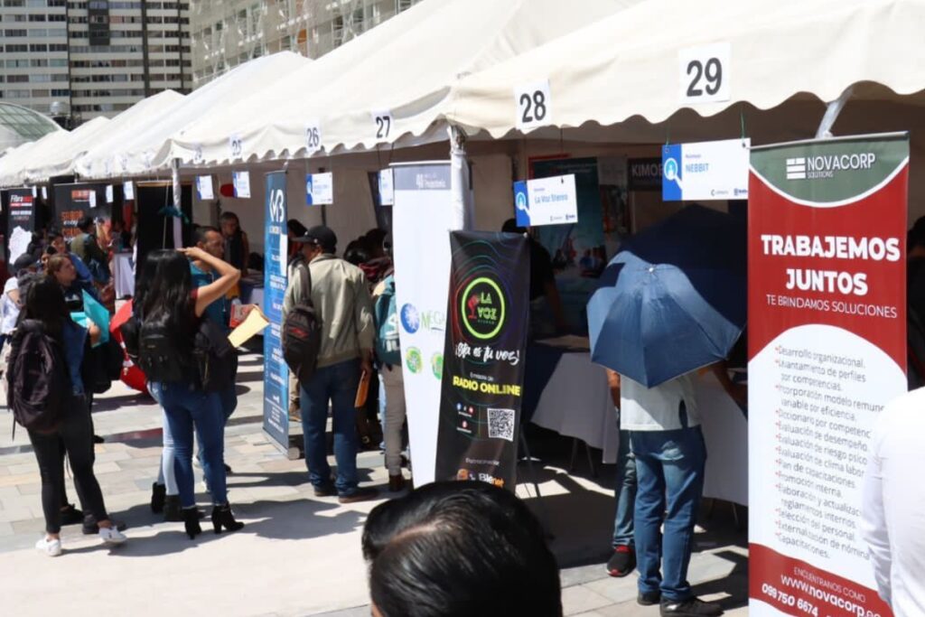 Feria de Empleo ConQuito en el año 2023.
