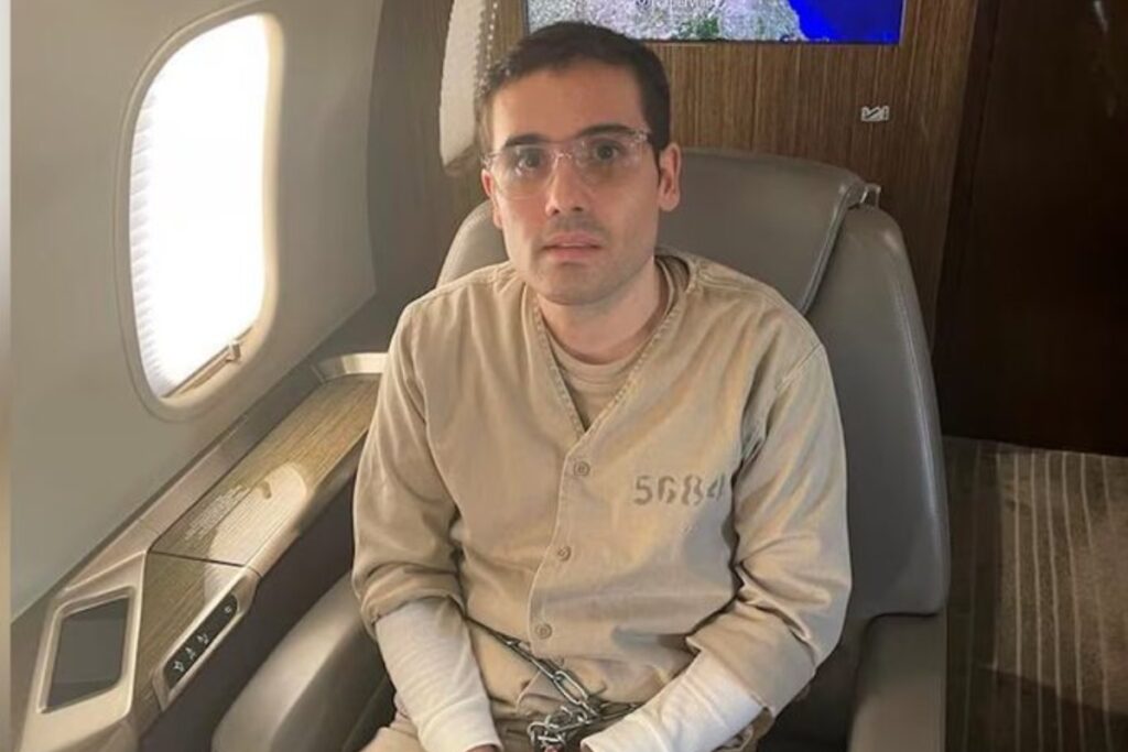 Ovidio Guzmán, hijo de 'El Chapo' en su llegada a Estados Unidos.