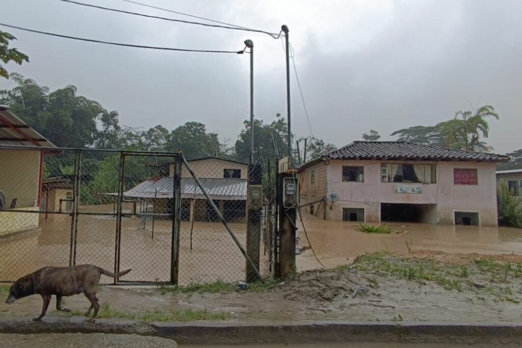 Varias casas se inundaron en Loja y Zamora Chinchipe por las crecidas de los ríos