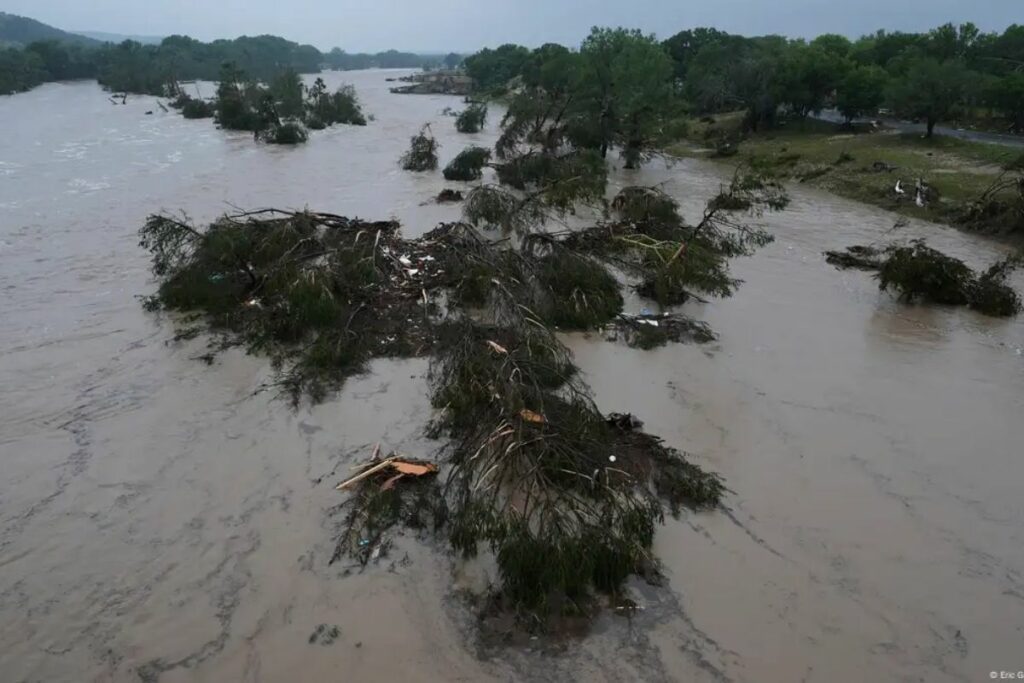 El estado de Texas, en Estados Unidos, tuvo torrenciales lluvias este viernes