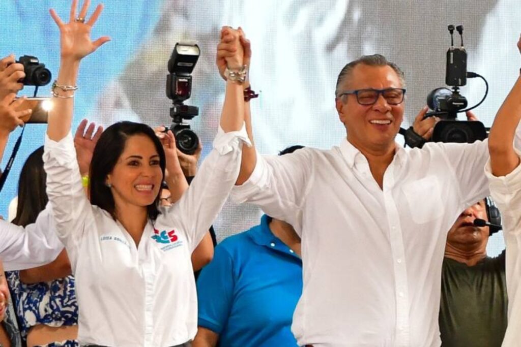 Jorge Glas y Luisa González.
