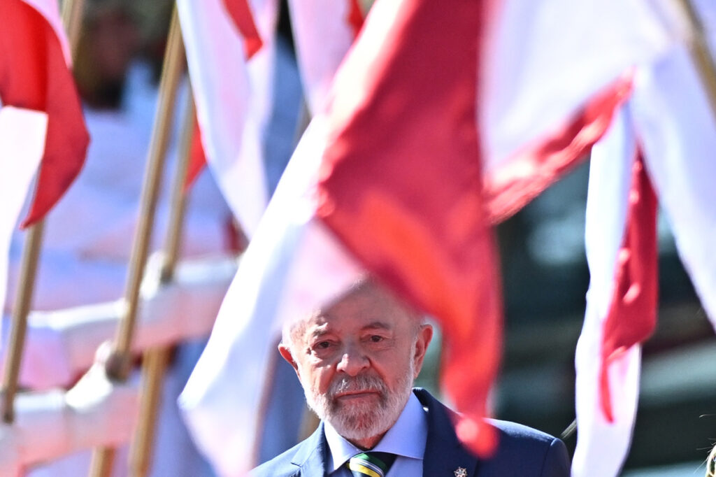 Lula da Silva, presidente de Brasil.