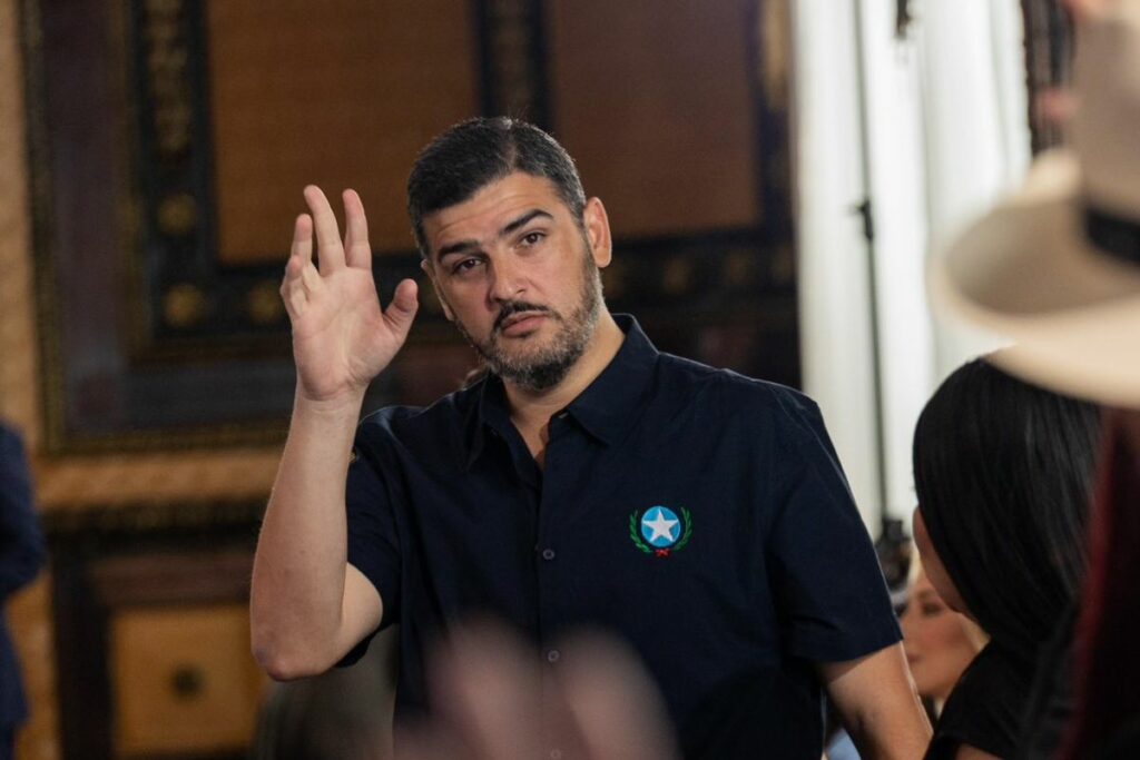 El alcalde de Guayaquil, Aquiles Alvarez