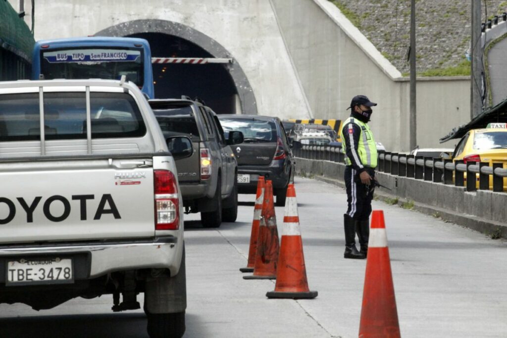El pico y placa está vigente en Quito