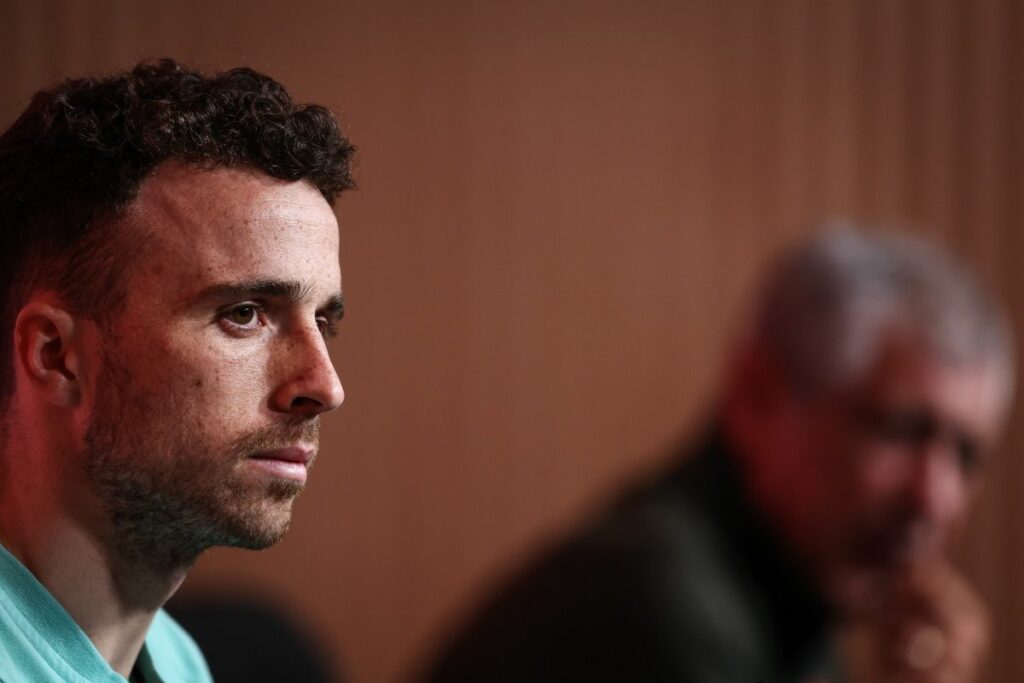 Fotografía de archivo (08/06/2022), del futbolista del Liverpool Diogo Jota.