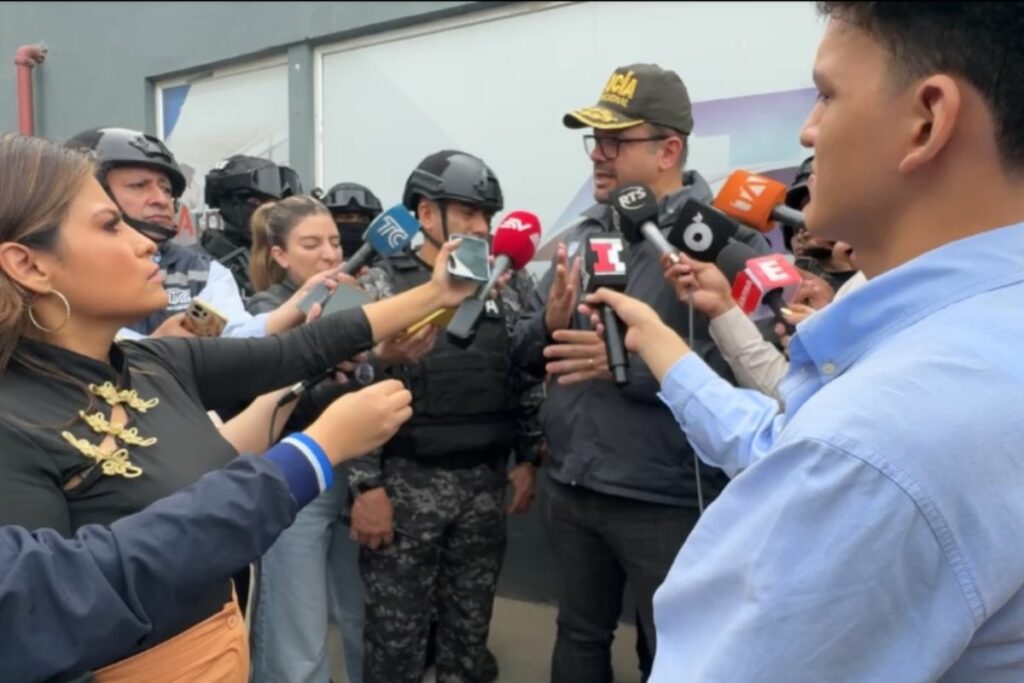 El ministro John Reimberg dio declaraciones este 7 de julio.