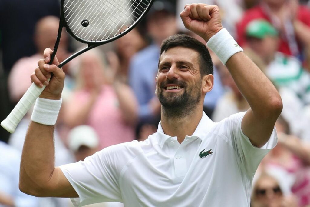 Novak Djokovic vuelve a brillar tras una épica remontada ante Alex de Miñaur en Wimbledon.