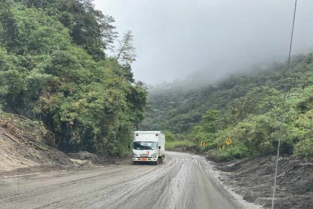 Imagen de archivo de una vía en Pichincha.