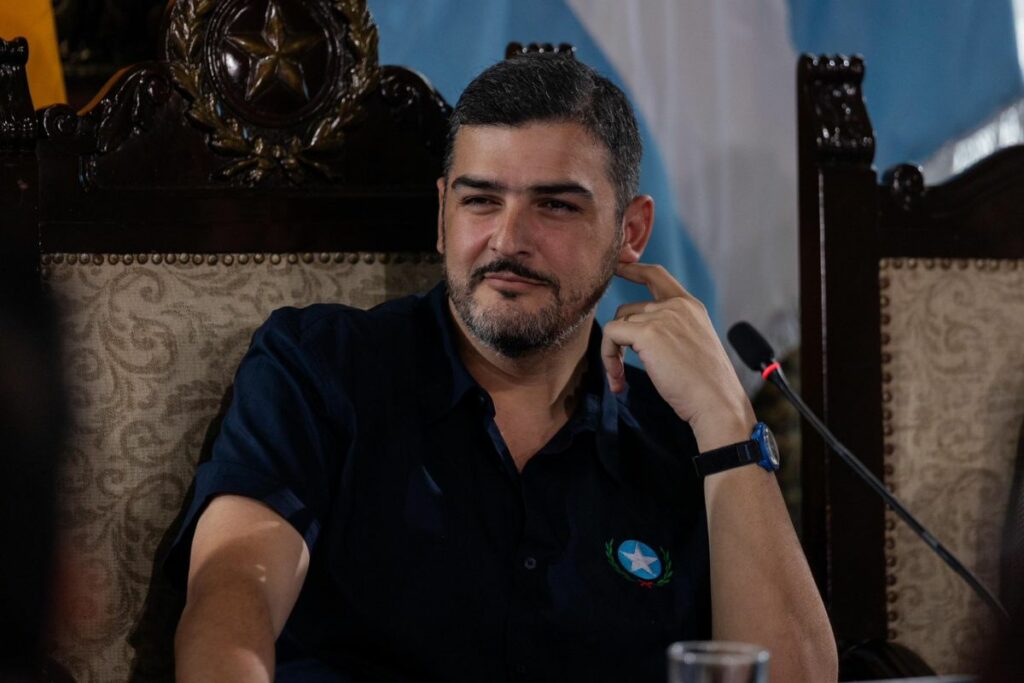 El alcalde de Guayaquil, Aquiles Alvarez.