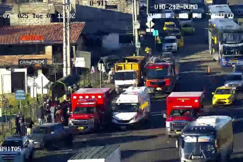 Un siniestro se produjo en el sector de Tambillo