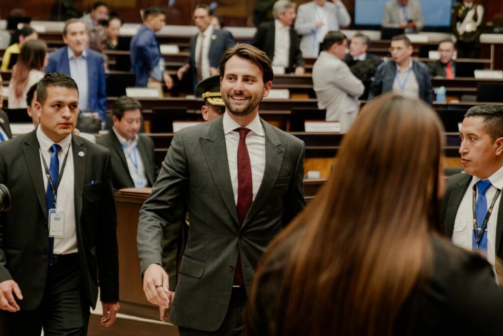 El presidente de la Asamblea, Niels Olsen.