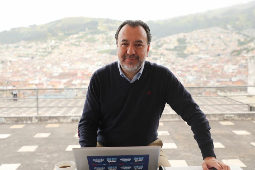 El alcalde de Quito, Pabel Muñoz.