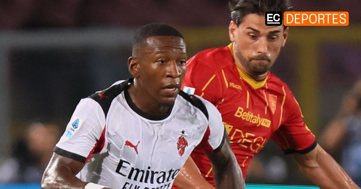 Pervis Estupiñán logró su primer triunfo con el AC Milan en la Serie A