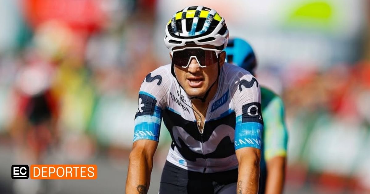 Los ecuatorianos Jefferson Cepeda y Martín López, en pelea tras etapa 8 de la Vuelta a España