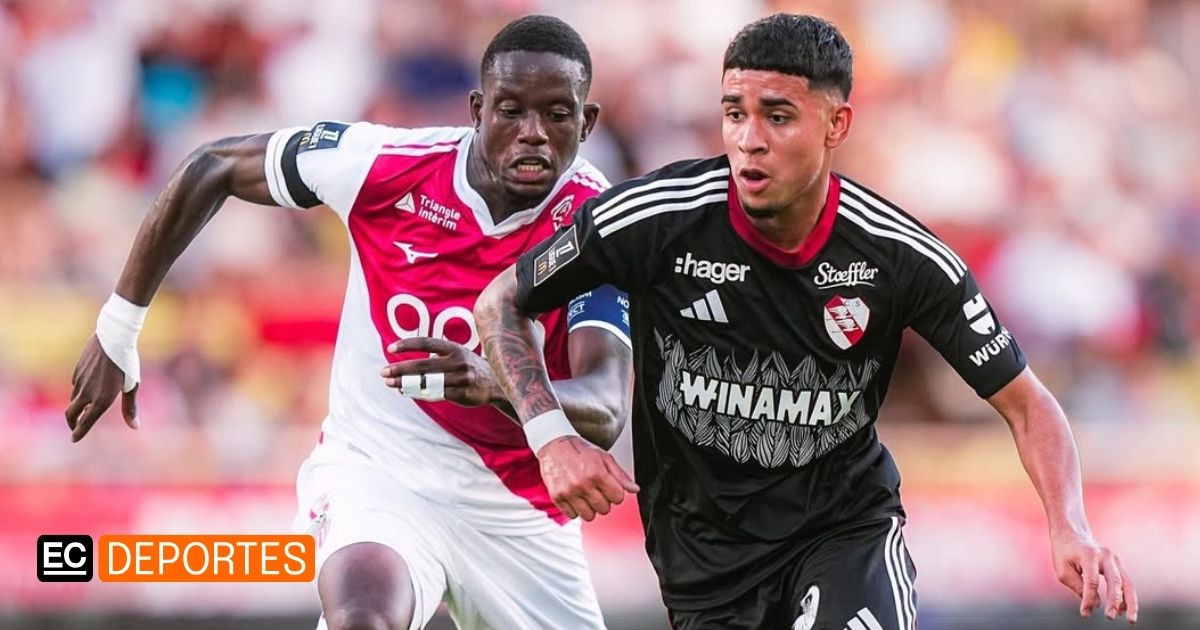 Kendry Páez no pudo salvar a Racing de Estrasburgo ante el Mónaco