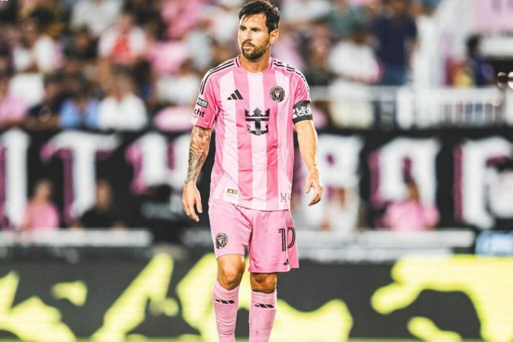 Lionel Messi en un partido del Inter Miami en la MLS.