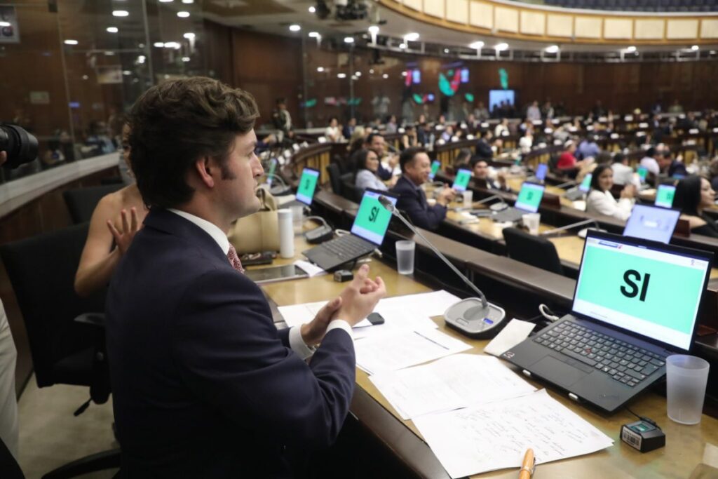 Vista general del Pleno durante la votación de la reforma, el 7 de agosto de 2025.