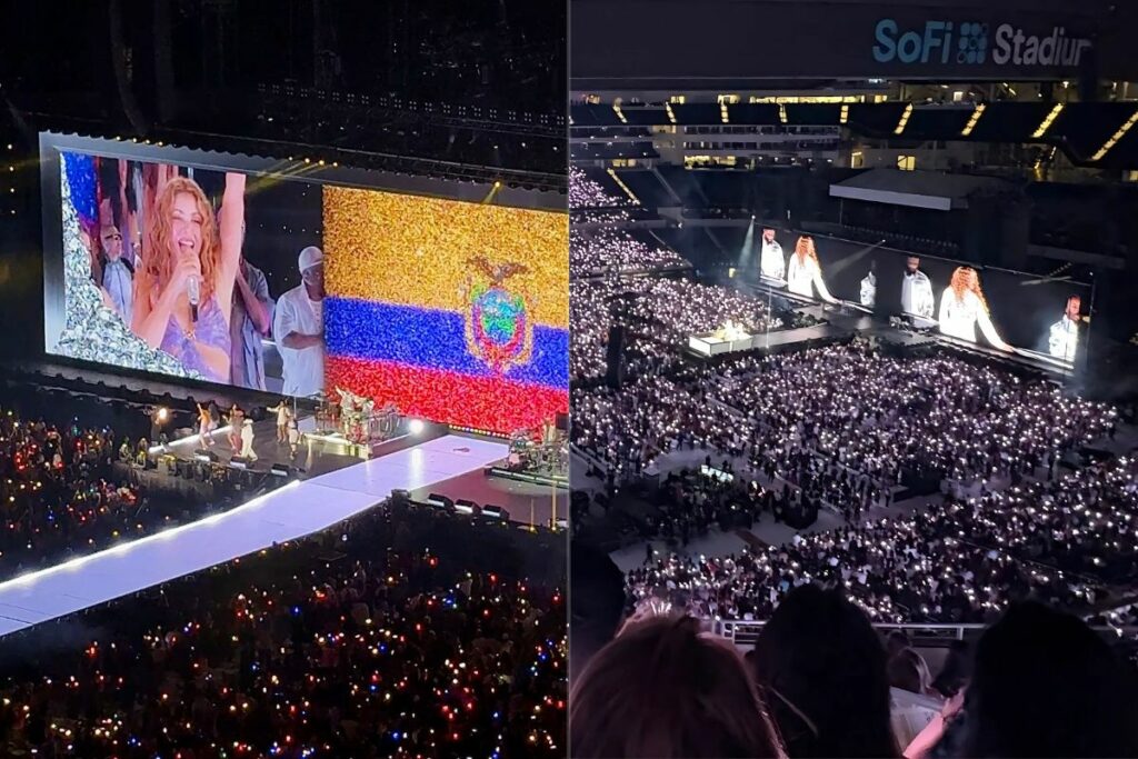 Shakira hizo 'sold out' de su primera fecha en Los Ángeles horas antes de iniciar el show. FOTO: María José Aguilar / EL COMERCIO.
